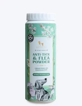 HUFT Natural Anti Tick and Flea Powder for Dogs & Cats – 100g